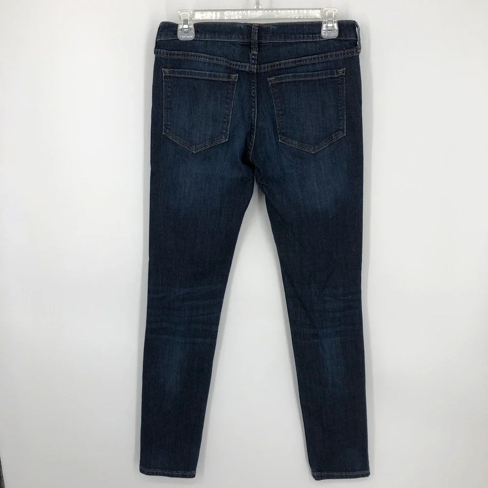 Banana Republic Womens Skinny Jeans Size 28‎ Dark Wash Premium Denim